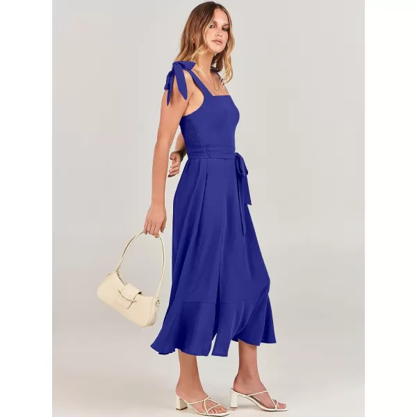 imageANRABESS Womens Square Neck Ruffle Split Midi Formal Summer Dress Elegant Wedding Guest Cocktail Party Bridesmaid DressesRoyal Blue