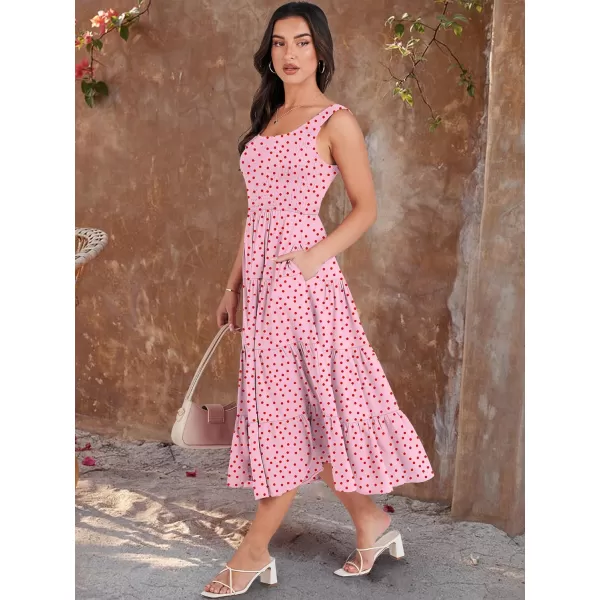 imageANRABESS Womens Summer Casual Dresses Boho Sleeveless Smocked Ruffle Tiered Swing A Line Midi Beach Dress with PocketsPrint 01