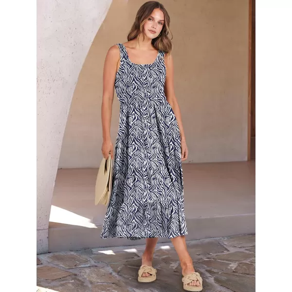 imageANRABESS Womens Summer Casual Dresses Boho Sleeveless Smocked Ruffle Tiered Swing A Line Midi Beach Dress with PocketsPrint 02