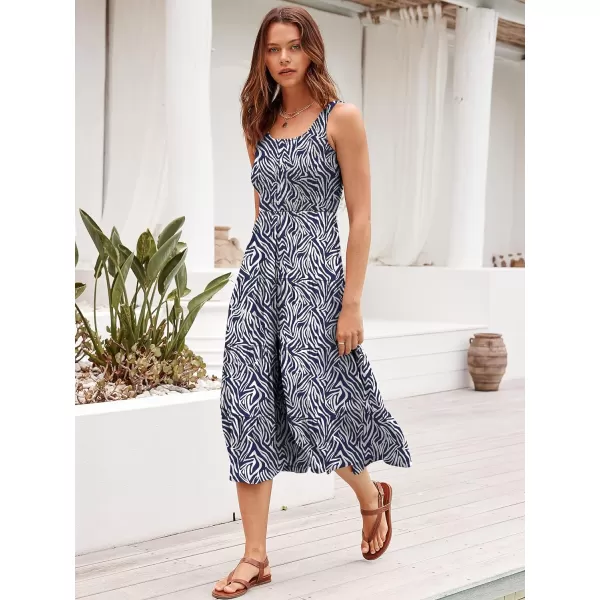 imageANRABESS Womens Summer Casual Dresses Boho Sleeveless Smocked Ruffle Tiered Swing A Line Midi Beach Dress with PocketsPrint 02