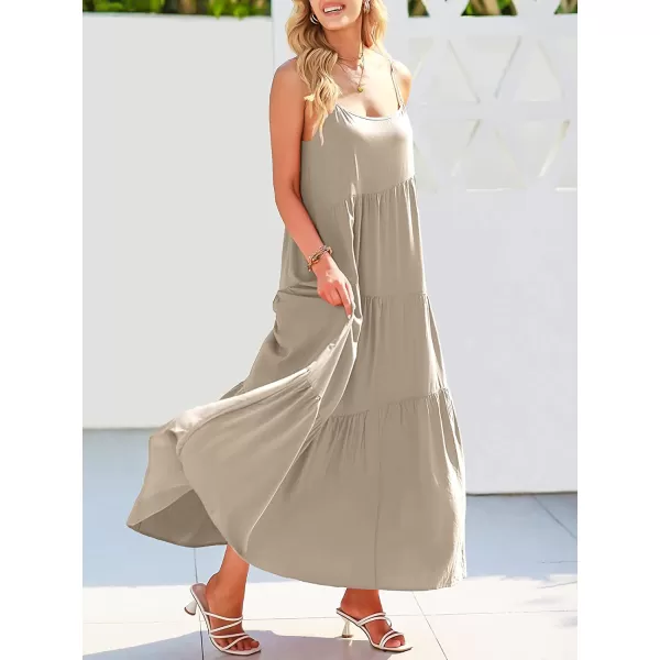 imageANRABESS Womens Summer Casual Loose Sleeveless Spaghetti Strap Asymmetric Tiered Beach Maxi Long DressGray