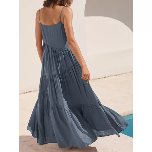 imageANRABESS Womens Summer Casual Loose Sleeveless Spaghetti Strap Asymmetric Tiered Beach Maxi Long DressGray Blue