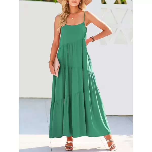 imageANRABESS Womens Summer Casual Loose Sleeveless Spaghetti Strap Asymmetric Tiered Beach Maxi Long DressLight Green