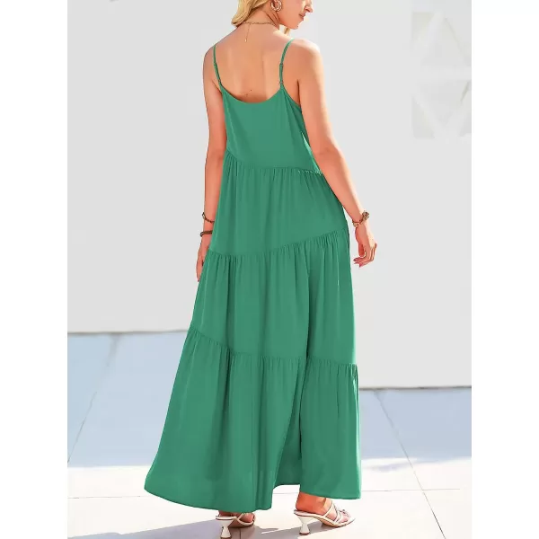 imageANRABESS Womens Summer Casual Loose Sleeveless Spaghetti Strap Asymmetric Tiered Beach Maxi Long DressLight Green
