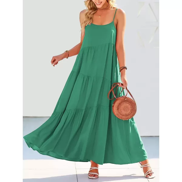 imageANRABESS Womens Summer Casual Loose Sleeveless Spaghetti Strap Asymmetric Tiered Beach Maxi Long DressLight Green