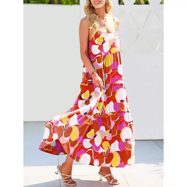 imageANRABESS Womens Summer Casual Loose Sleeveless Spaghetti Strap Asymmetric Tiered Beach Maxi Long DressPrint Floral 2