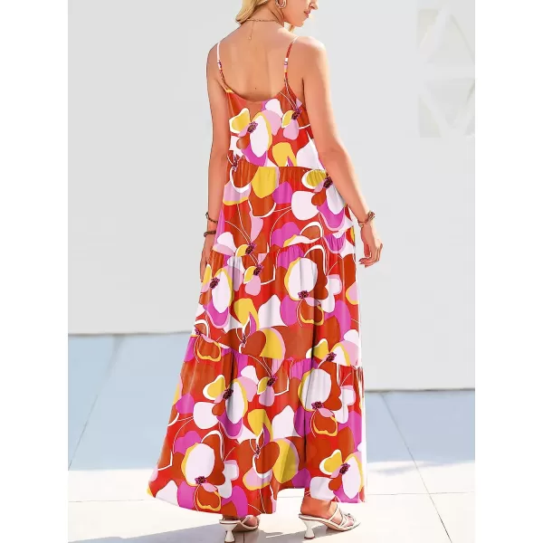 imageANRABESS Womens Summer Casual Loose Sleeveless Spaghetti Strap Asymmetric Tiered Beach Maxi Long DressPrint Floral 2