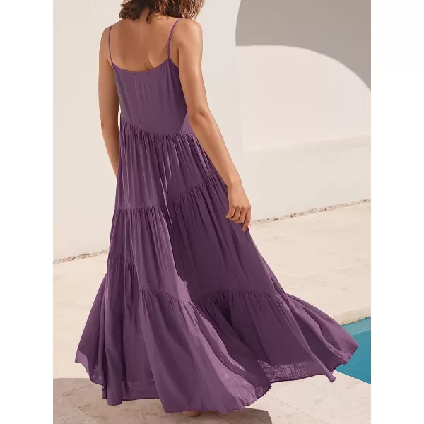 imageANRABESS Womens Summer Casual Loose Sleeveless Spaghetti Strap Asymmetric Tiered Beach Maxi Long DressPurple