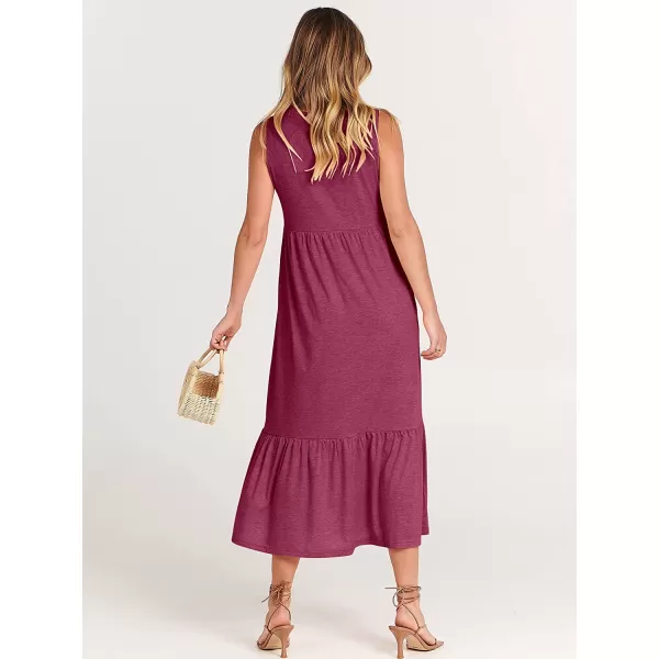 imageANRABESS Womens Summer Casual Sleeveless Crewneck Swing Sundress Fit amp Flare Flowy Tiered Maxi Dress with PocketsPurple