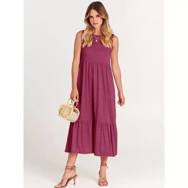 imageANRABESS Womens Summer Casual Sleeveless Crewneck Swing Sundress Fit amp Flare Flowy Tiered Maxi Dress with PocketsPurple