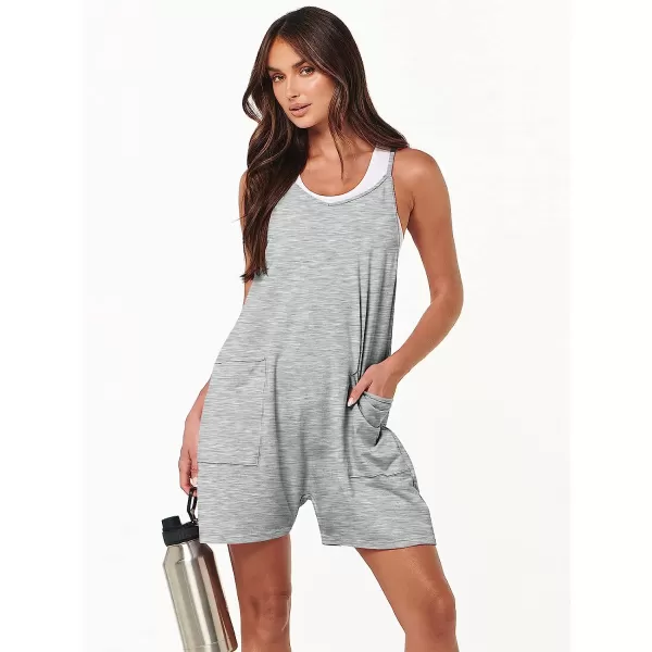 imageANRABESS Womens Summer Casual Sleeveless Rompers Loose Spaghetti Strap Shorts Jumpsuit with Pockets02gery