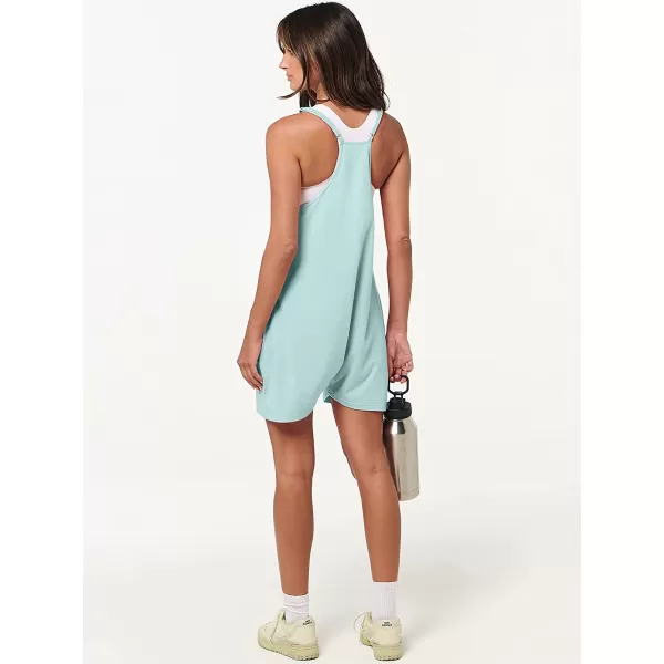 imageANRABESS Womens Summer Casual Sleeveless Rompers Loose Spaghetti Strap Shorts Jumpsuit with Pockets03mint Green