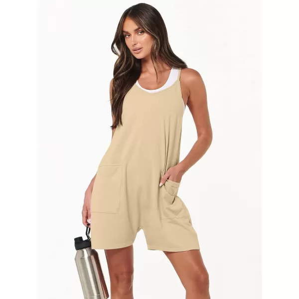 imageANRABESS Womens Summer Casual Sleeveless Rompers Loose Spaghetti Strap Shorts Overalls Jumpsuit with Pockets05khaki