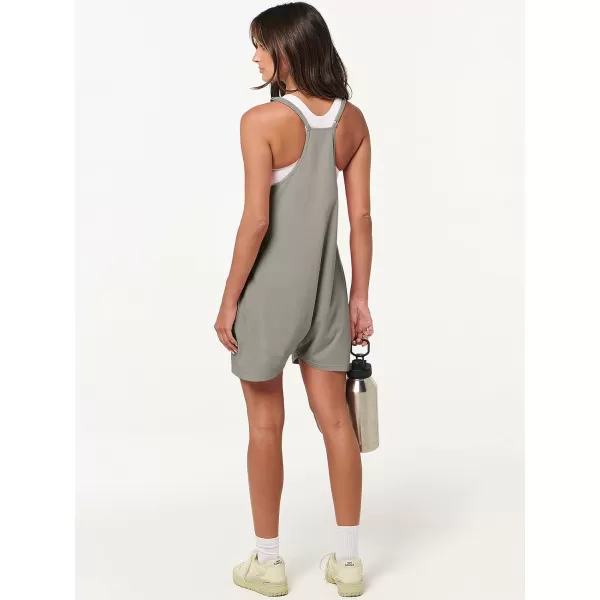 imageANRABESS Womens Summer Casual Sleeveless Rompers Loose Spaghetti Strap Shorts Overalls Jumpsuit with Pockets11gery2