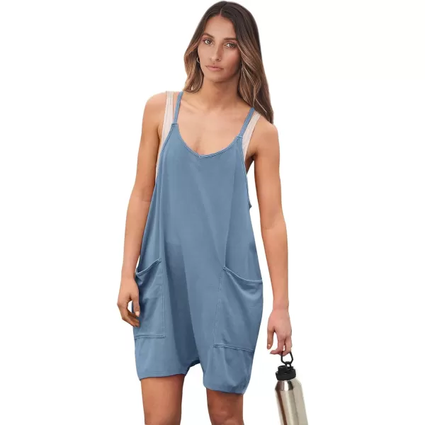 imageANRABESS Womens Summer Casual Sleeveless Rompers Loose Spaghetti Strap Shorts Overalls Jumpsuit with Pockets25light Blue