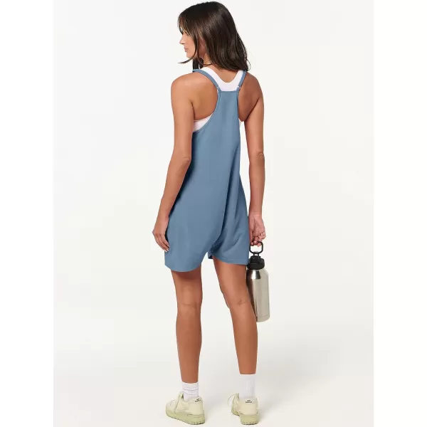 imageANRABESS Womens Summer Casual Sleeveless Rompers Loose Spaghetti Strap Shorts Overalls Jumpsuit with Pockets25light Blue