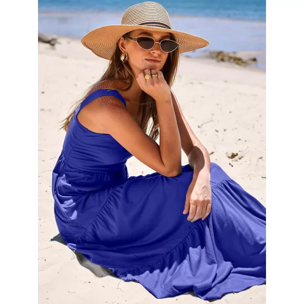 imageANRABESS Womens Summer Casual Sleeveless Square Neck Swing Dresses Flowy Tiered Long Maxi Beach Sun Dress with PocketsRoyal Blue