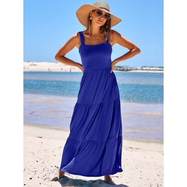 imageANRABESS Womens Summer Casual Sleeveless Square Neck Swing Dresses Flowy Tiered Long Maxi Beach Sun Dress with PocketsRoyal Blue
