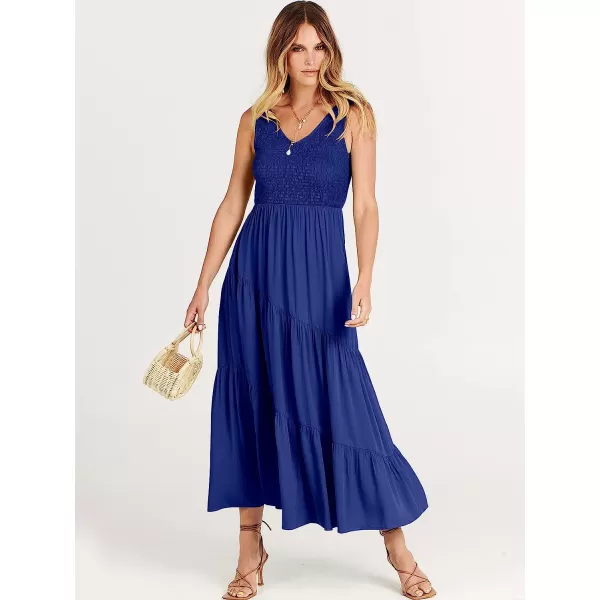 imageANRABESS Womens Summer Casual Sleeveless V Neck Smocked Boho Asymmetric Tiered Beach Long Dress with PocketsBlue 02