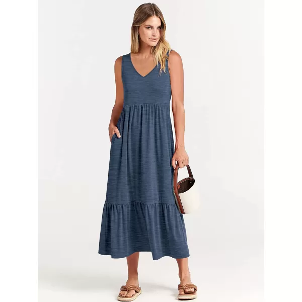 imageANRABESS Womens Summer Casual Sleeveless V Neck Swing Dress Casual Flowy Tiered Maxi Beach Dress with Pockets02blue