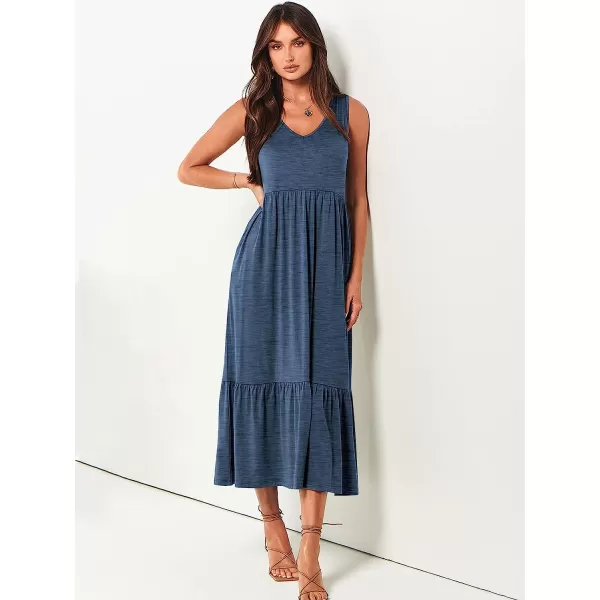 imageANRABESS Womens Summer Casual Sleeveless V Neck Swing Dress Casual Flowy Tiered Maxi Beach Dress with Pockets02blue