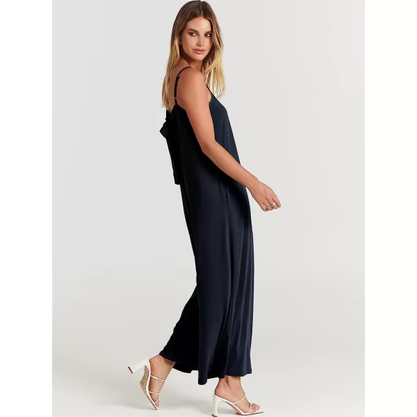 imageANRABESS Womens Summer Casual Spaghetti Strap V Neck Oversized Wide Leg Jumpsuit Pockets Beach Travel OutfitsDeep Blue