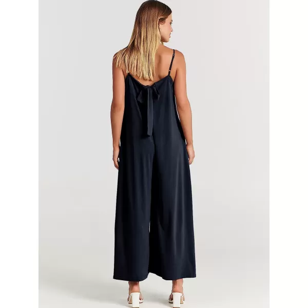 imageANRABESS Womens Summer Casual Spaghetti Strap V Neck Oversized Wide Leg Jumpsuit Pockets Beach Travel OutfitsDeep Blue