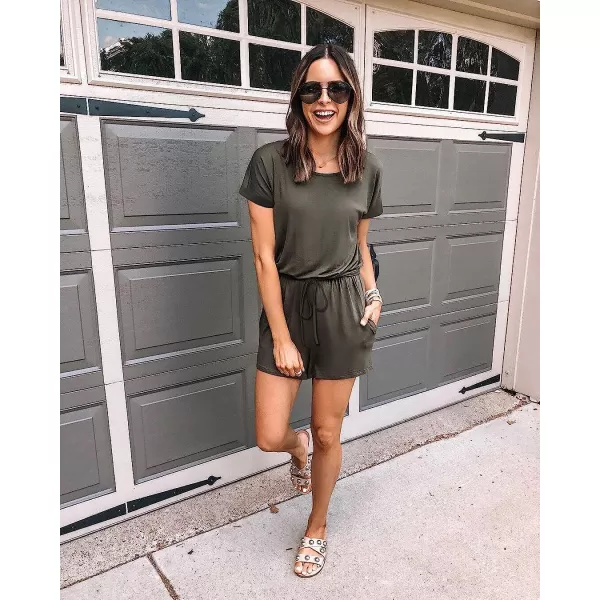 imageANRABESS Womens Summer Crewneck Casual Loose Short Sleeve One Piece Jumpsuit Rompers Outfits with Pockets01 Army Green