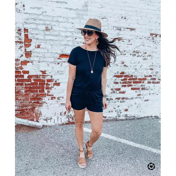 imageANRABESS Womens Summer Crewneck Casual Loose Short Sleeve One Piece Jumpsuit Rompers Outfits with Pockets01 Navyblue