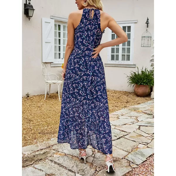 imageANRABESS Womens Summer High Low Ruffle Maxi Dress Spaghetti Strap Print Flowy Beach Long DressPrint 01