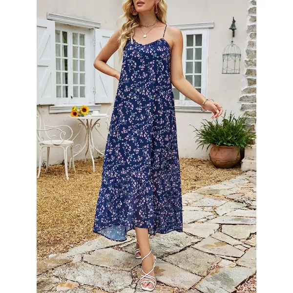 imageANRABESS Womens Summer High Low Ruffle Maxi Dress Spaghetti Strap Print Flowy Beach Long DressPrint 01