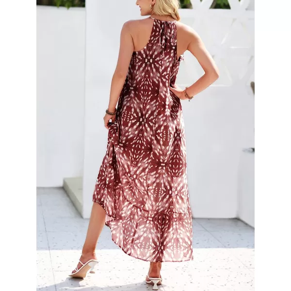 imageANRABESS Womens Summer High Low Ruffle Maxi Dress Spaghetti Strap Print Flowy Beach Long DressPrint 02