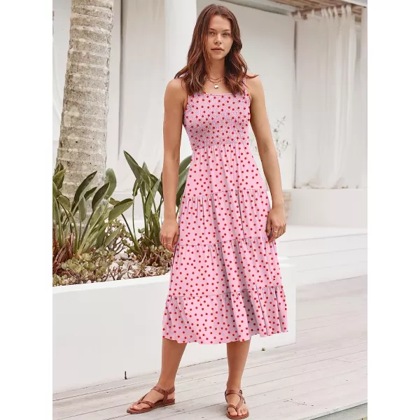 imageANRABESS Womens Summer Sleeveless Smocked Sundress Boho Ruffle Tiered Swing A Line Beach Midi Dress with PocketsPrint 01