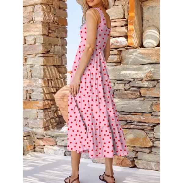 imageANRABESS Womens Summer Sleeveless Smocked Sundress Boho Ruffle Tiered Swing A Line Beach Midi Dress with PocketsPrint 01