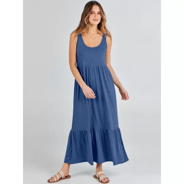 imageANRABESS Womens Summer Sleeveless Sundress Swing Dress Casual Flowy Tiered Beach Maxi Dress with PocketsBlue