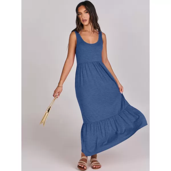 imageANRABESS Womens Summer Sleeveless Sundress Swing Dress Casual Flowy Tiered Beach Maxi Dress with PocketsBlue