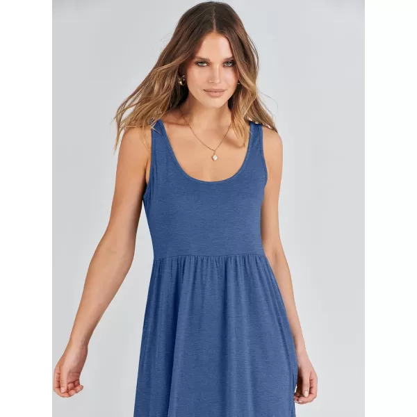 imageANRABESS Womens Summer Sleeveless Sundress Swing Dress Casual Flowy Tiered Beach Maxi Dress with PocketsBlue