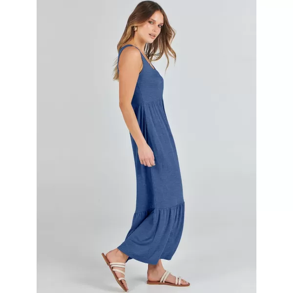 imageANRABESS Womens Summer Sleeveless Sundress Swing Dress Casual Flowy Tiered Beach Maxi Dress with PocketsBlue