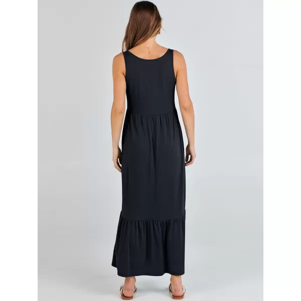 imageANRABESS Womens Summer Sleeveless Sundress Swing Dress Casual Flowy Tiered Beach Maxi Dress with PocketsNavy Blue