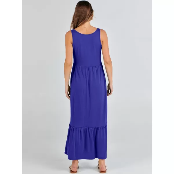 imageANRABESS Womens Summer Sleeveless Sundress Swing Dress Casual Flowy Tiered Beach Maxi Dress with PocketsRoyal Blue