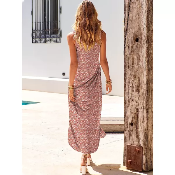 imageANRABESS Womens Summer Sleeveless V Neck Casual Loose Flowy Slit Maxi Beach Long Dresses with Pockets01 Floral