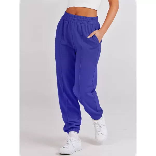 imageANRABESS Womens Sweatpants Baggy Casual High Waisted Workout Athletic Cinch Bottom Joggers PantsDeep Blue