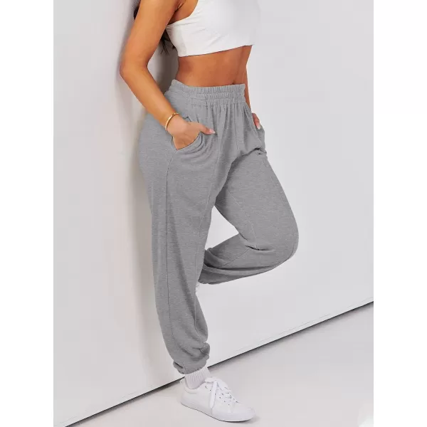imageANRABESS Womens Sweatpants Baggy Casual High Waisted Workout Athletic Cinch Bottom Joggers PantsDeep Gray