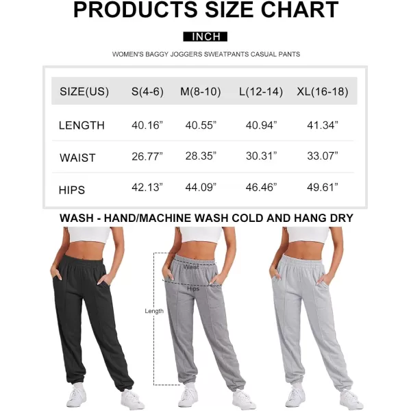 imageANRABESS Womens Sweatpants Baggy Casual High Waisted Workout Athletic Cinch Bottom Joggers PantsGray