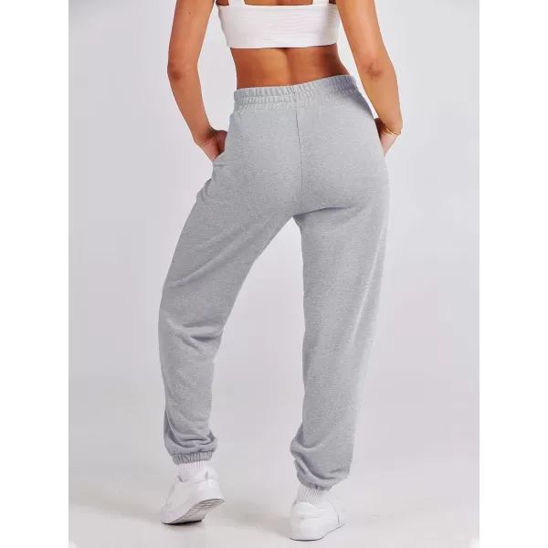 imageANRABESS Womens Sweatpants Baggy Casual High Waisted Workout Athletic Cinch Bottom Joggers PantsGray