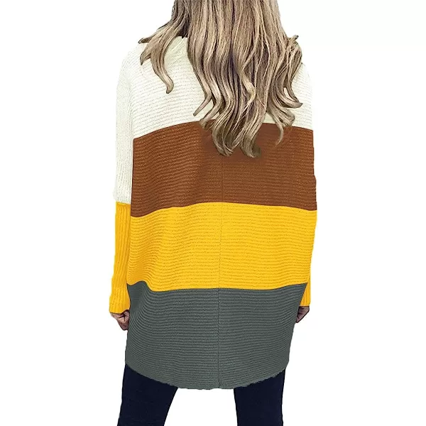 imageANRABESS Womens Turtleneck Long Batwing Sleeve Asymmetric Hem Casual Pullover Sweater Knit TopsZcolor Block 1