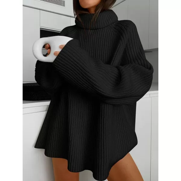 imageANRABESS Womens Turtleneck Long Sleeve Oversized Sweater Casual Loose Fit Ribbed Knit Tunic Pullover TopsBlack