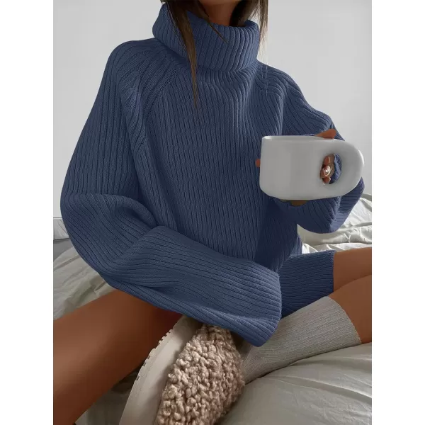 imageANRABESS Womens Turtleneck Long Sleeve Oversized Sweater Casual Loose Fit Ribbed Knit Tunic Pullover TopsDeep Blue