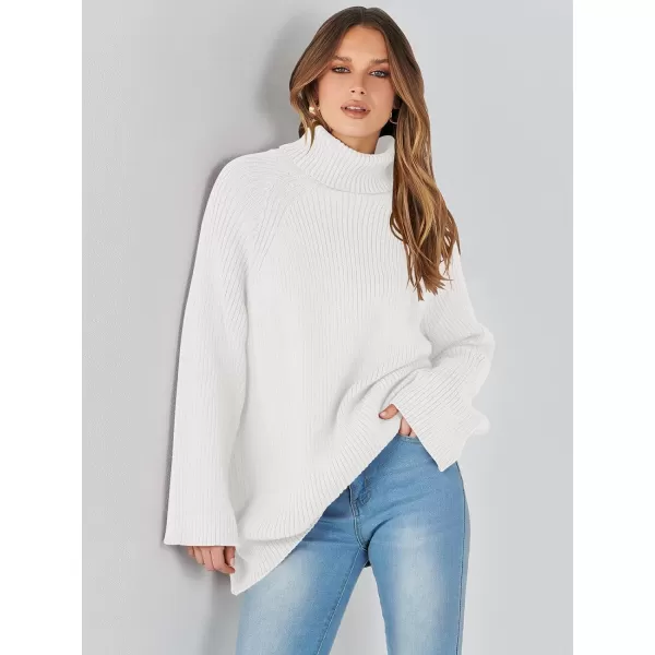imageANRABESS Womens Turtleneck Long Sleeve Oversized Sweater Casual Loose Fit Ribbed Knit Tunic Pullover TopsWhite