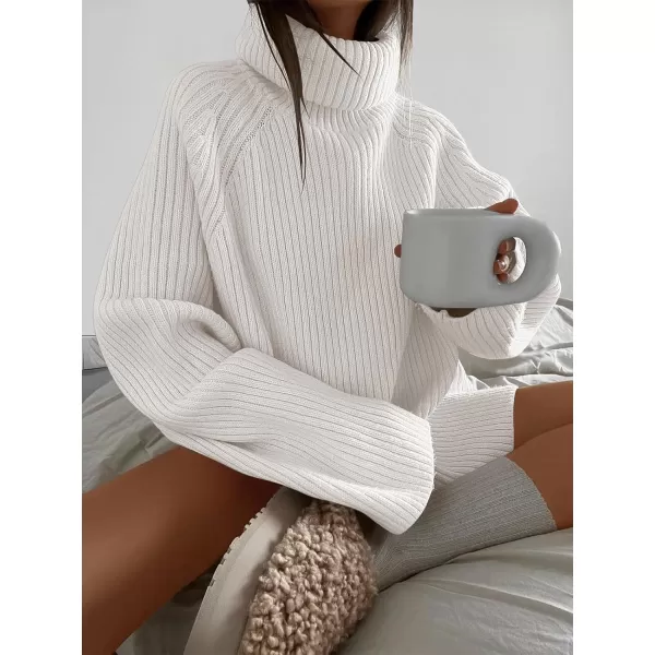 imageANRABESS Womens Turtleneck Long Sleeve Oversized Sweater Casual Loose Fit Ribbed Knit Tunic Pullover TopsWhite